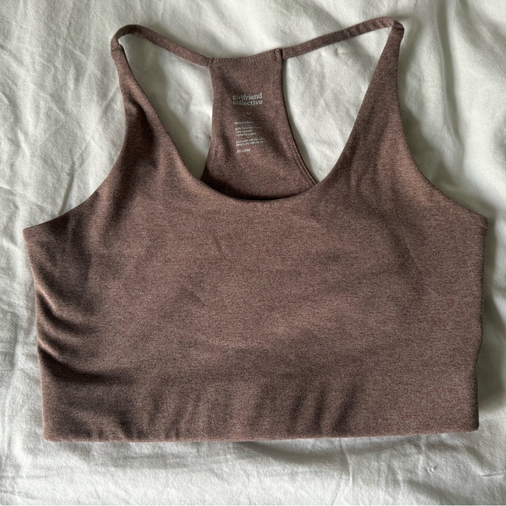 Girlfriend Collective Heather Cocoon Float Cleo Bra

Size M